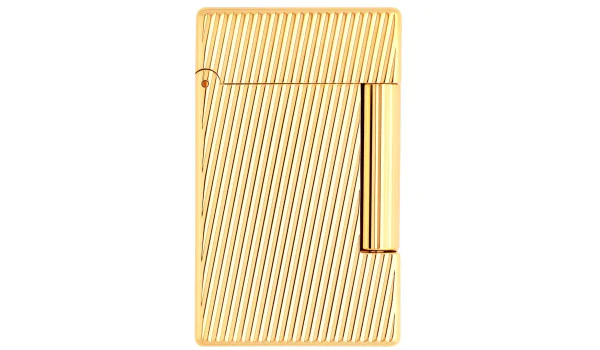 Isqueiro Diagonal Inicial S.T. Dupont Ouro Amarelo 020831