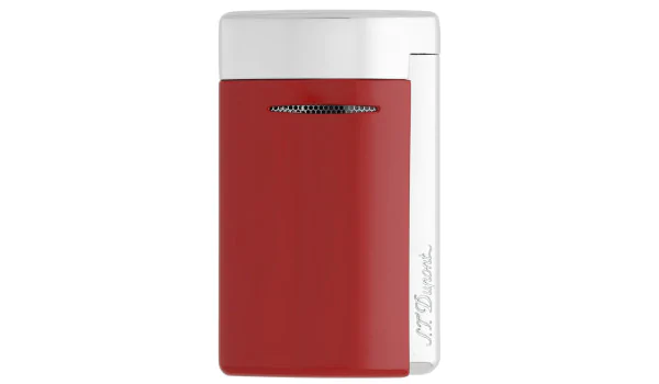 Isqueiro S.T. Dupont Minijet Vermelho Cromado 010803